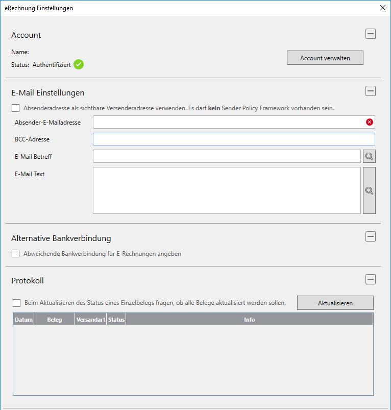 Lexware e-rechnung